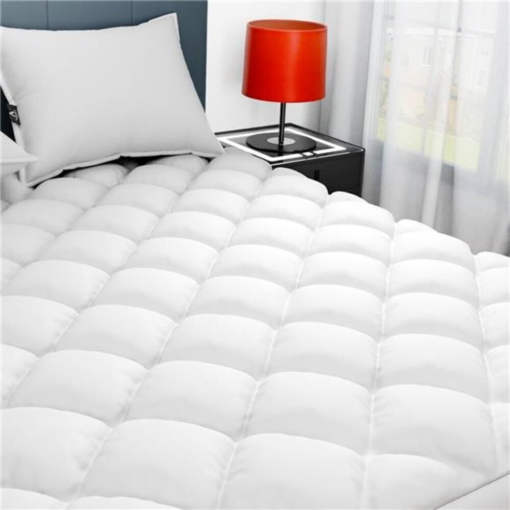 Hypoallergenic Queen Mattress Pad Cotton 18-22 Deep